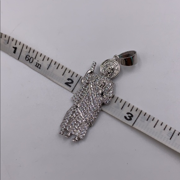 Saint Jude Thaddeus and chain silver 925 - Picture 4 of 8